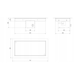 Dujinis židinys AQF6 60x80 10 kW propanas