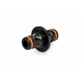 Black line nipple for connecting 2 quick connectors 1 pc.