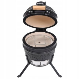 Keraminė kamado kepsninė su rūkykla 2 in 1, 56 cm