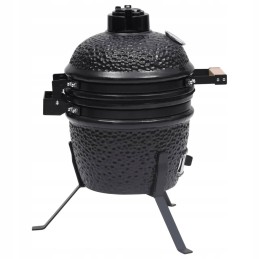Keraminė kamado kepsninė su rūkykla 2 in 1, 56 cm