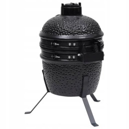 Keraminė kamado kepsninė su rūkykla 2 in 1, 56 cm