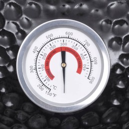 Keraminė kamado kepsninė su rūkykla 2 in 1, 56 cm