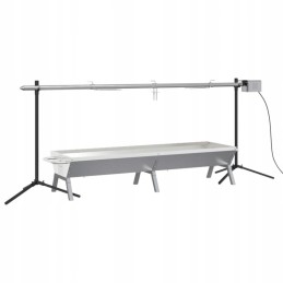 Kepsninė su automatine kepsnine ir padėklu, nerūdijantis plienas