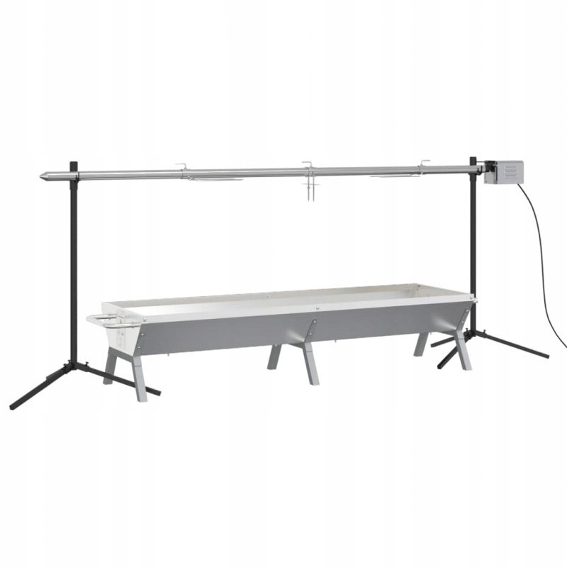 Kepsninė su automatine kepsnine ir padėklu, nerūdijantis plienas