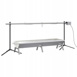 Kepsninė su automatine kepsnine ir padėklu, nerūdijantis plienas