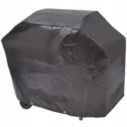 Vidaxl dujinis grilis su 4 kaitvietėmis 1, juodas