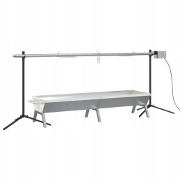 Kepsninė su automatine kepsnine ir padėklu, nerūdijantis plienas