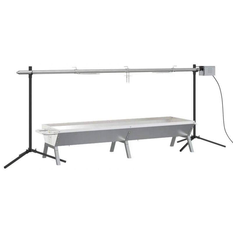 Kepsninė su automatine kepsnine ir padėklu, nerūdijantis plienas