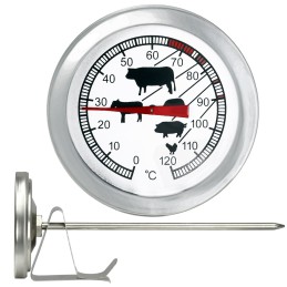 Rūkyklos krosnelės kepimo termometras 0 120c