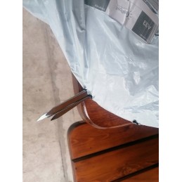 10 vnt plieninių iešmelių griliui su medine rankena - ilgis 30 cm