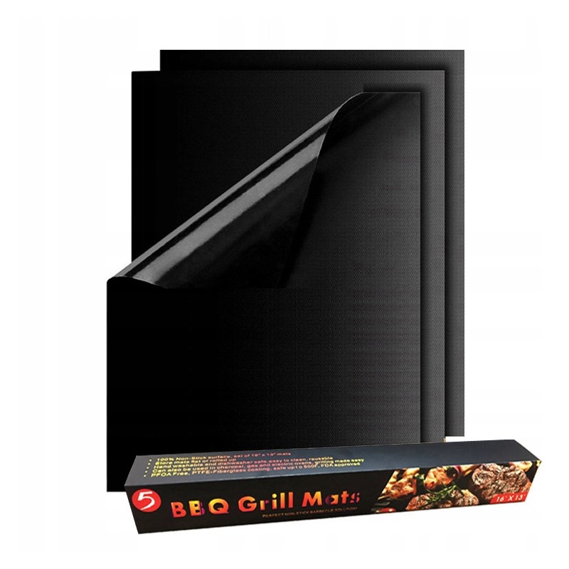 Komplektas 3x tefloninis kilimėlis orkaitės griliui, rinkinys 3 vnt., kokybės sertifikatas