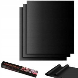 Komplektas 3x tefloninis kilimėlis orkaitės griliui, rinkinys 3 vnt., kokybės sertifikatas