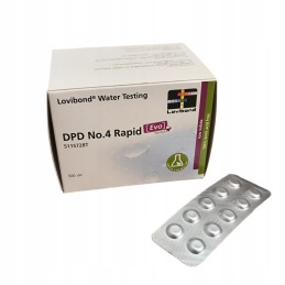 Lovibond tabletės dpd 4 aktyvus deguonis o2 10 vnt rankiniam testeriui