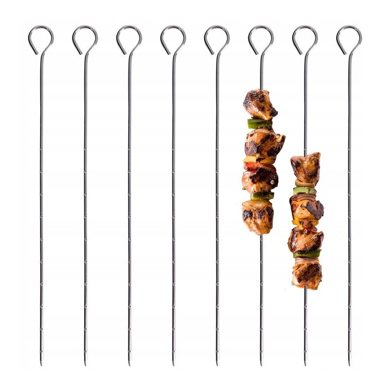 Šašlykų iešmeliai, metaliniai pagaliukai