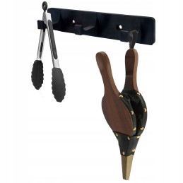 Grilio žnyplių priedų pakabos laikiklis su magnetais