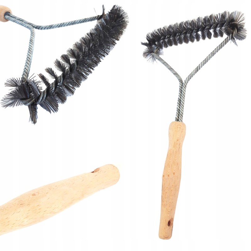 Vielinis šepetys grotelių valymui - lenkiškos gamybos