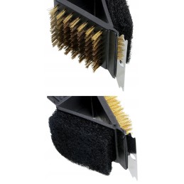 Šepetys grotelių ir grotelių valymui su grandikliu 3-in-1