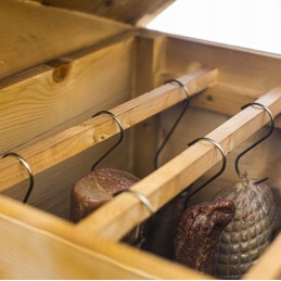 Rūkymo kabliukai s - 150 mm, skersmuo 3 mm, 5 vnt.