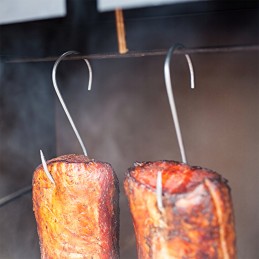 Tradiciniai rudi kabliukai 5 vnt