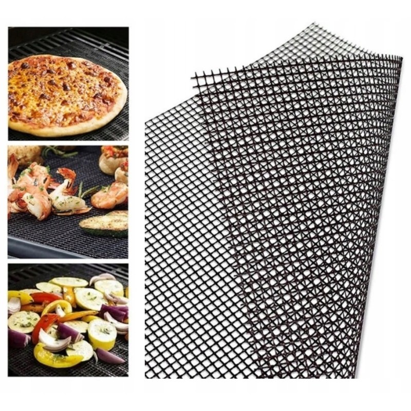 Grilio kilimėlis, kepimo grotelių tinklelis, xxl, daugkartinis