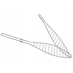 Žuvies grotelės 42 cm BBQ