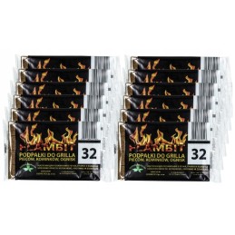 5 pakuotės flambito kepsninėms, krosnelėms, židiniams, laužams  160 kubelių