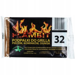 5 pakuotės flambito kepsninėms, krosnelėms, židiniams, laužams  160 kubelių