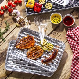 Vienkartiniai aliuminio padėklai/lėkštės kepsninei 2