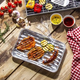 Vienkartiniai aliuminio padėklai/lėkštės kepsninei 2