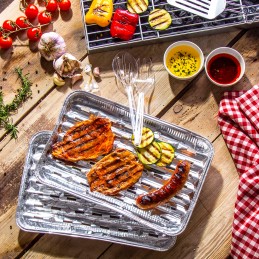 Vienkartiniai aliuminio padėklai/lėkštės kepsninei 2