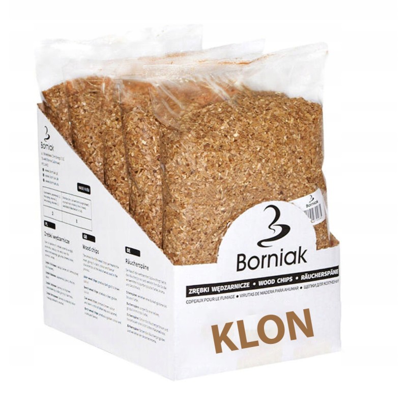 Borniak rūkymo traškučiai 2 l klevo rūkymui