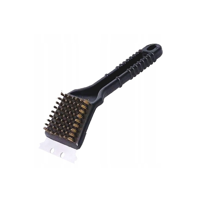 Grilio valymo šepetys ir grotelių grandiklis