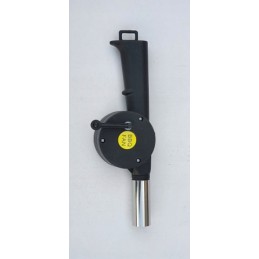 Rankinis alkūninis laužo grotelių pūstuvas