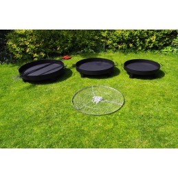 Rankinis alkūninis laužo grotelių pūstuvas