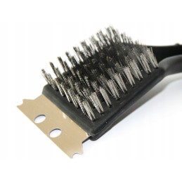 Grilio valymo šepetys ir grotelių grandiklis