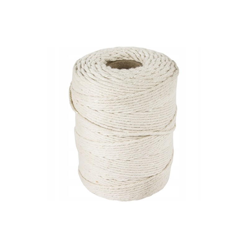 Balti medvilniniai mėsos siūlai 240c 55 m šaltai gabalams ir mėsos kepimui