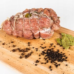 Balti medvilniniai mėsos siūlai 240c 55 m šaltai gabalams ir mėsos kepimui