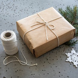 Balti medvilniniai mėsos siūlai 240c 55 m šaltai gabalams ir mėsos kepimui