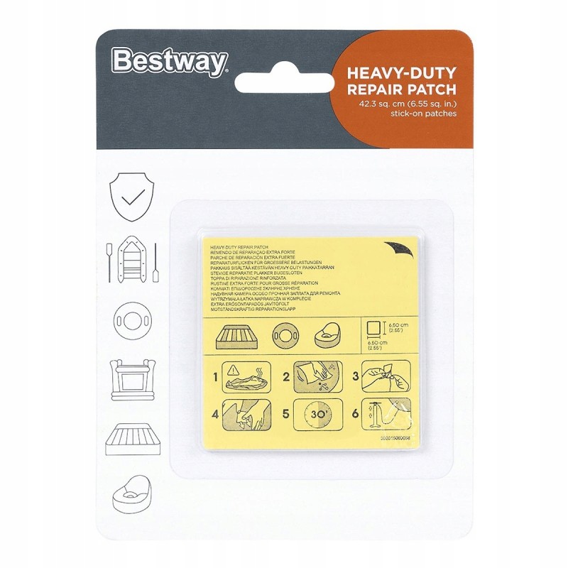 Bestway 62068 remondikomplekti isekleepuvad plaastrid