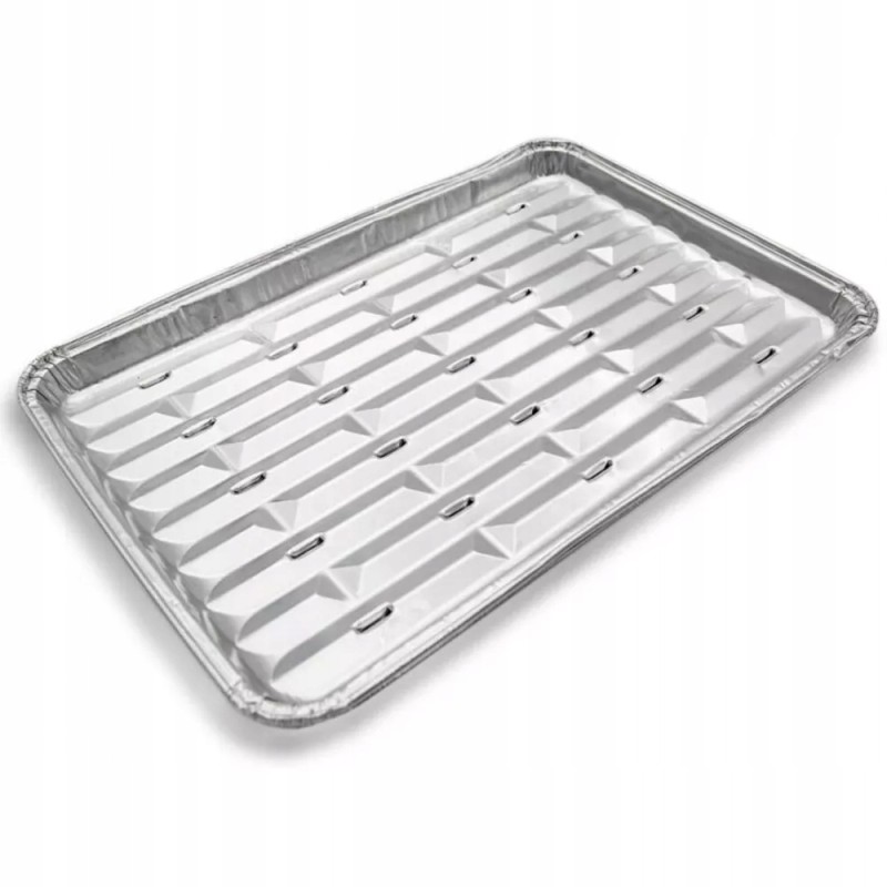 Aliuminio žiaunų padėklas 24x16 cm