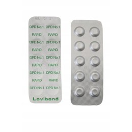 DPD1 tabletės chloro matavimui Lovibond, 1 lapas, rankinis testeris