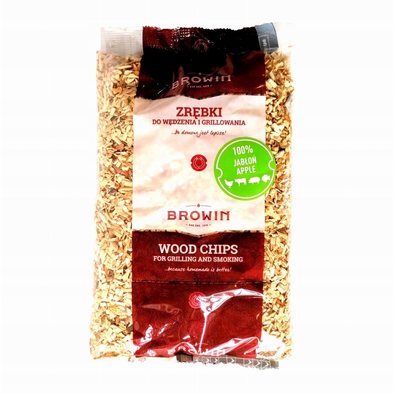 Medienos drožlės rūkymui ir kepimui ant grotelių - obelis