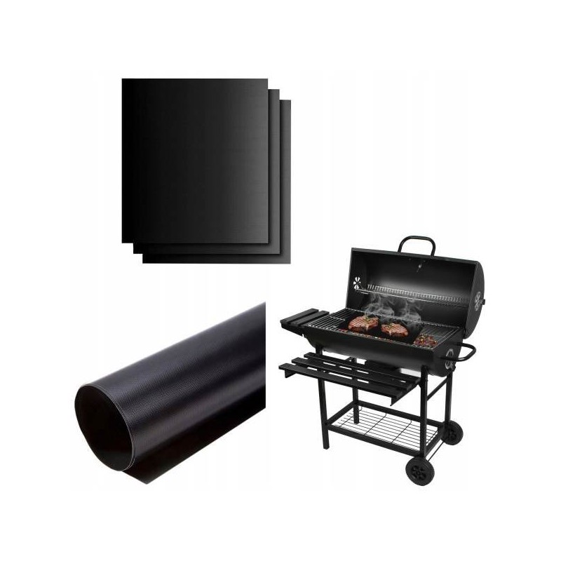 Grilis/orkaitės kilimėlis, rinkinyje 3 vnt