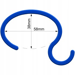 Rankšluosčių ir aksesuarų kabykla bestway intex 60x40mm rėmo baseinui