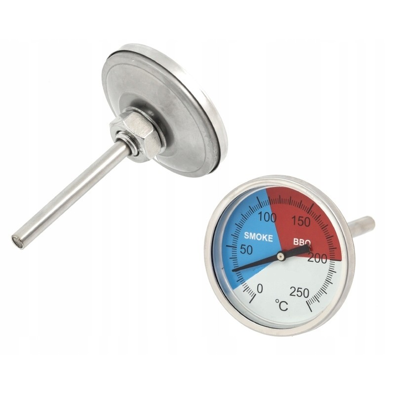 Termometras griliui ir rūkyklai – didelis temperatūros diapazonas