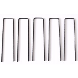 Maži 'u' metaliniai tvirtinimo kaiščiai, 100 vnt