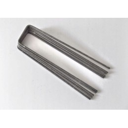 Maži 'u' metaliniai tvirtinimo kaiščiai, 100 vnt