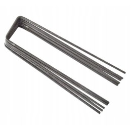 Maži 'u' metaliniai tvirtinimo kaiščiai, 100 vnt