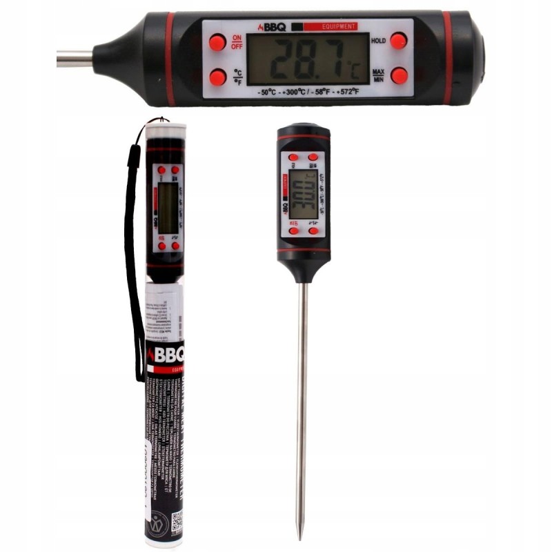 Grilio termometras, 24 cm ilgio