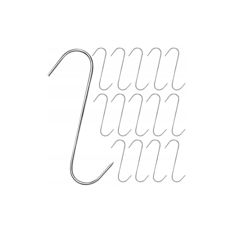 Stiprūs rūkymo kabliukai mėsai rūkyti, 15 vnt